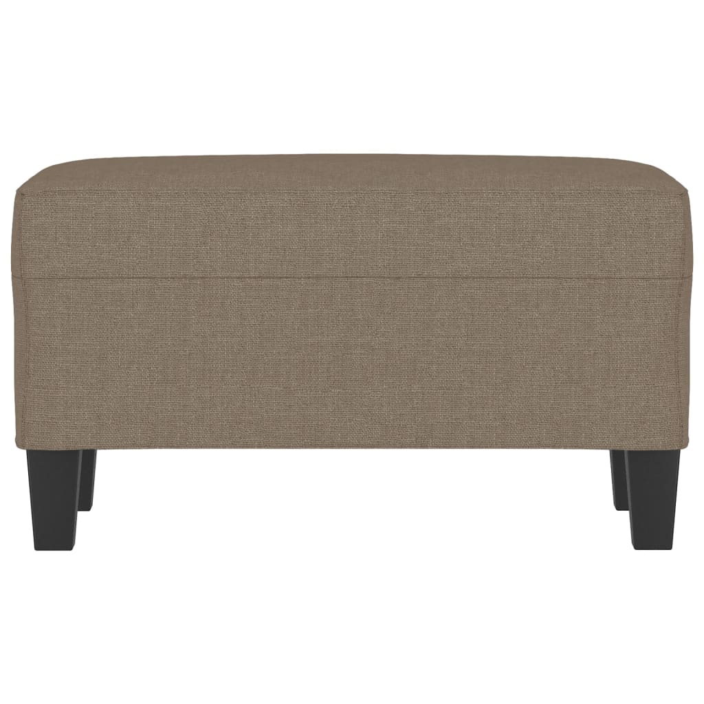 vidaXL Ławka, taupe, 70x35x41 cm, tapicerowana tkaniną