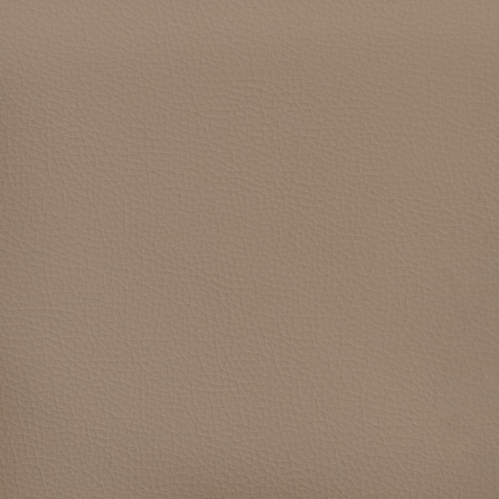 vidaXL Ławka, cappuccino, 70x35x41 cm, tapicerowana sztuczną skórą