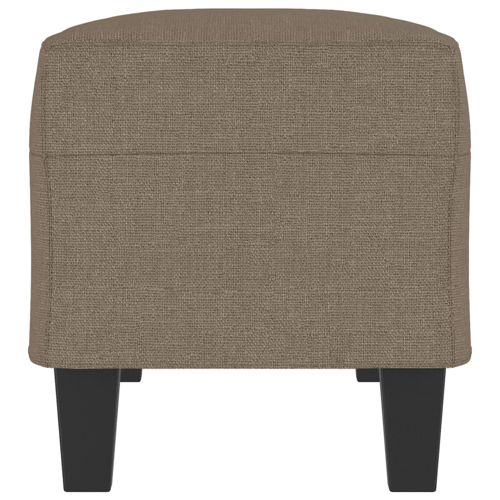 vidaXL Ławka, taupe, 100x35x41 cm, tapicerowana tkaniną