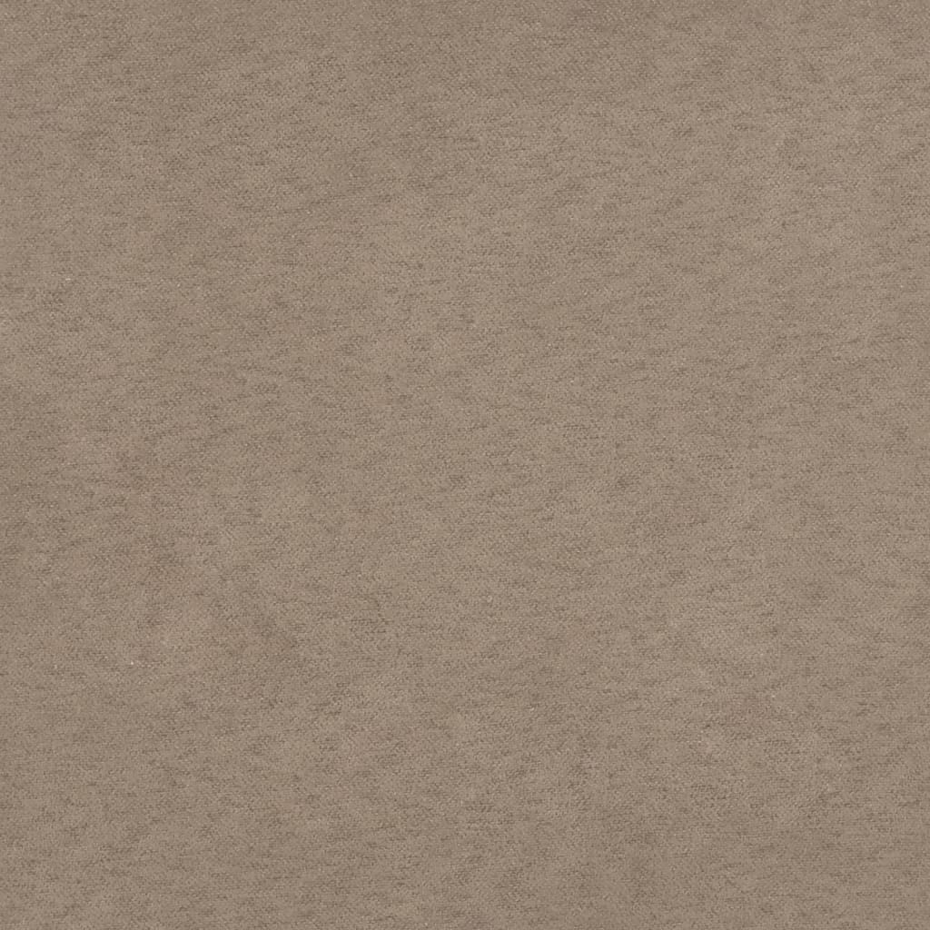 vidaXL Ławka, taupe, 100x35x41 cm, obity mikrofibrą