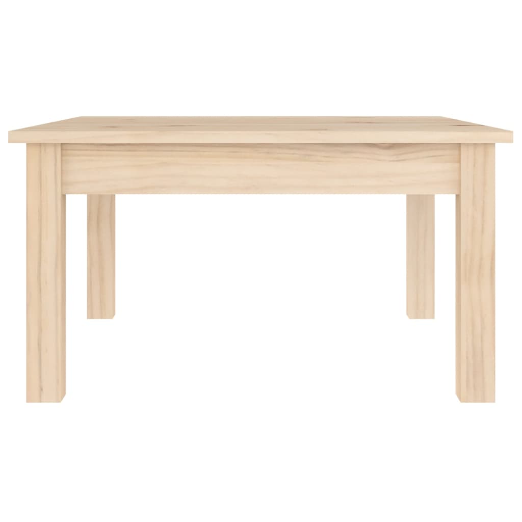 vidaXL Stolik kawowy, 55x55x30 cm, lite drewno sosnowe