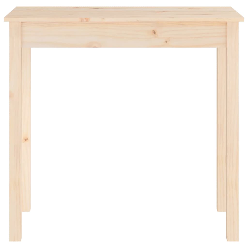vidaXL Stolik konsolowy, 80x40x75 cm, lite drewno sosnowe
