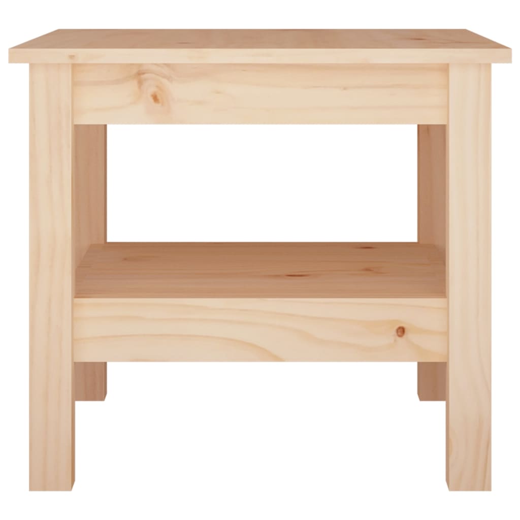 vidaXL Stolik kawowy 45x45x40 cm Drewno lite sosnowe