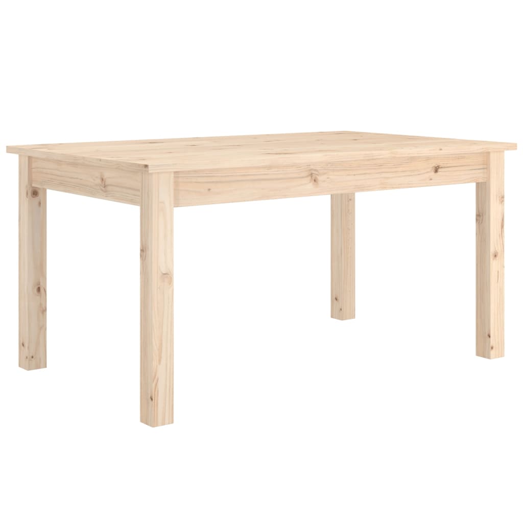 vidaXL Stolik kawowy, 80x50x40 cm, lite drewno sosnowe