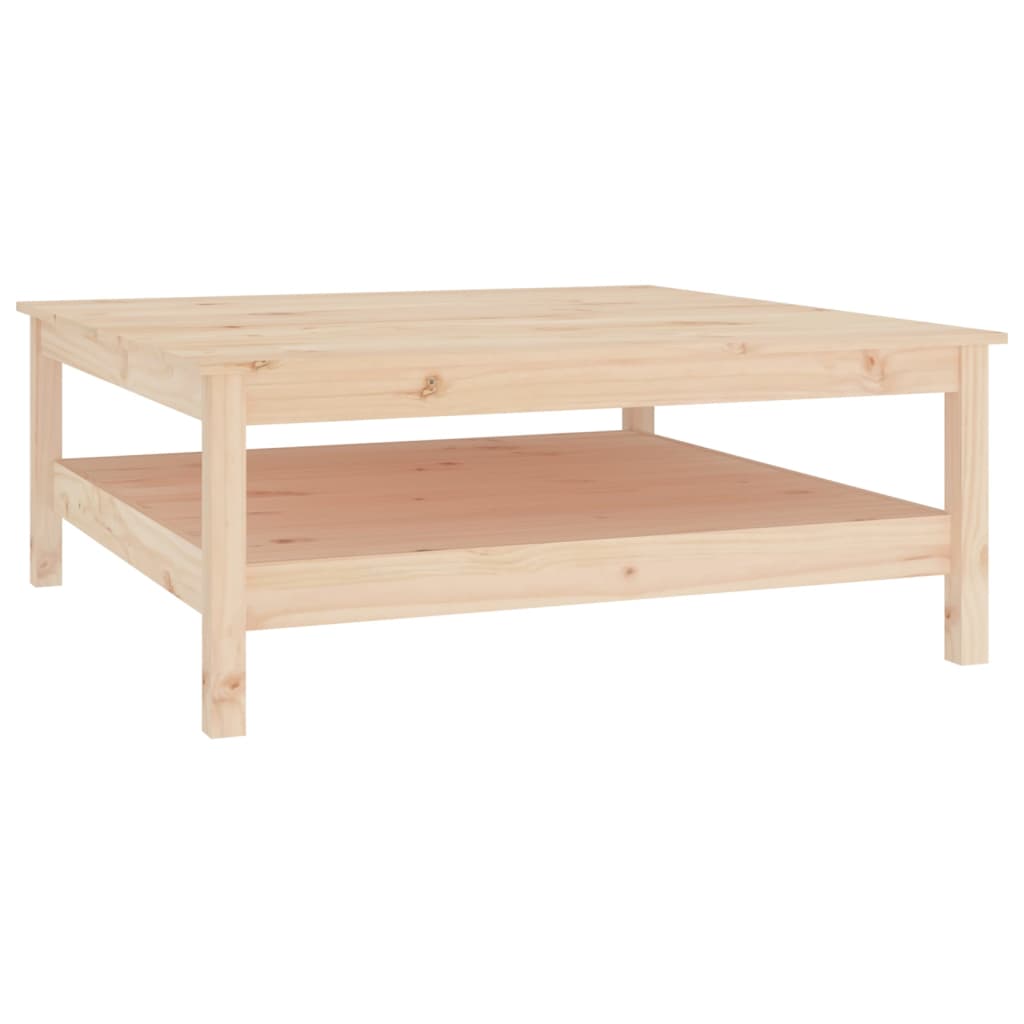 vidaXL Stolik kawowy 100x100x40 cm Drewno lite sosnowe