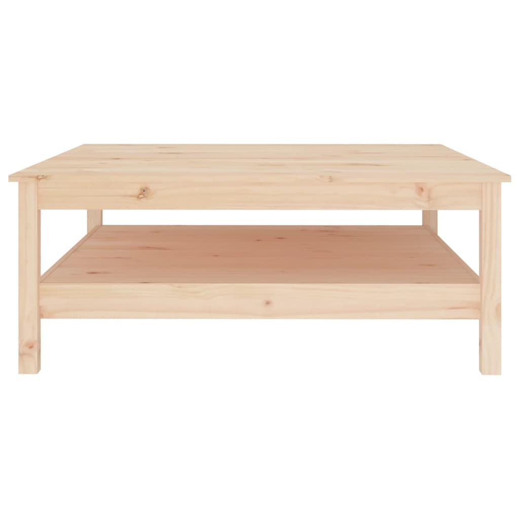 vidaXL Stolik kawowy 100x100x40 cm Drewno lite sosnowe