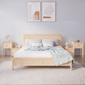 vidaXL Szafki nocne, 2 szt., 79,5x38x65,5 cm, lite drewno sosnowe