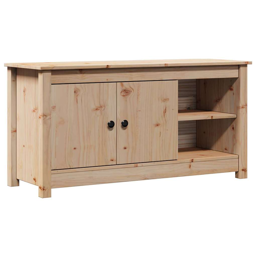 vidaXL Szafka pod telewizor, 103x36,5x52 cm, lite drewno sosnowe