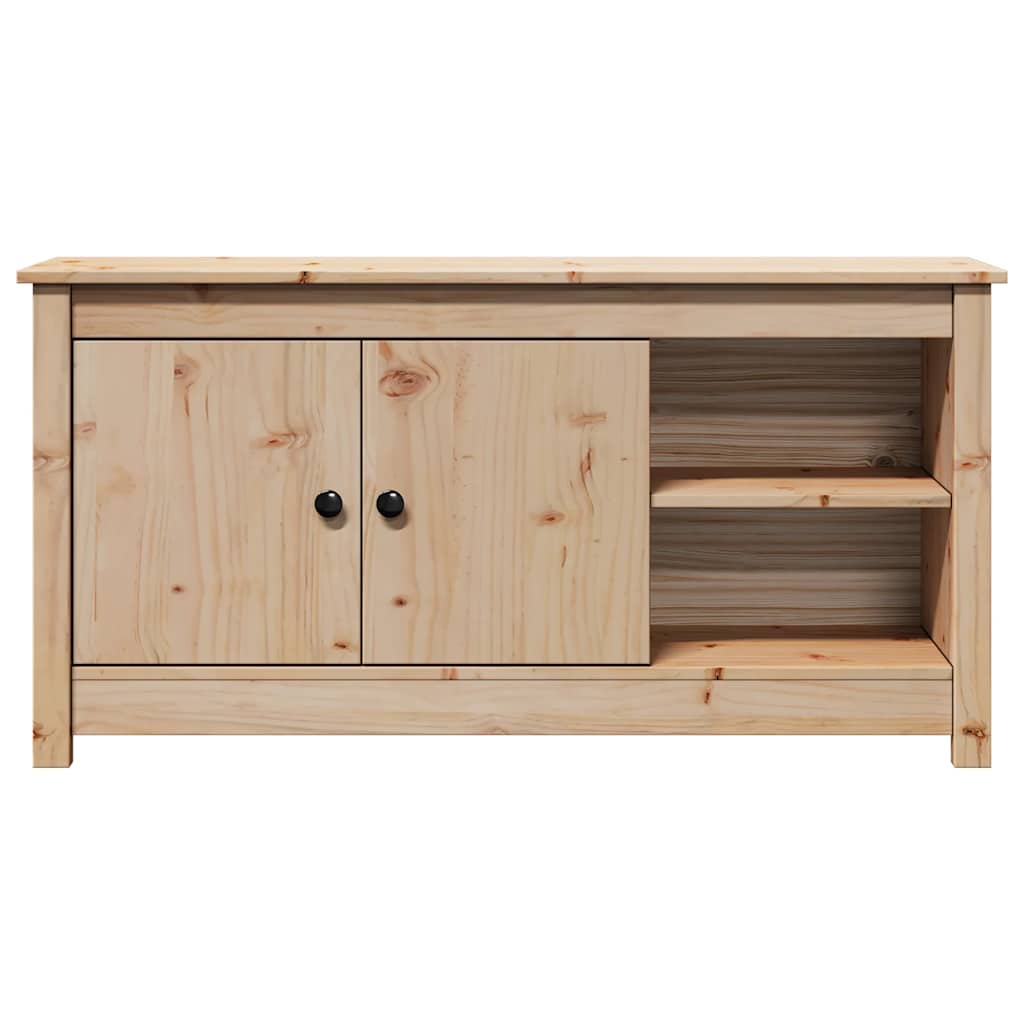 vidaXL Szafka pod telewizor, 103x36,5x52 cm, lite drewno sosnowe