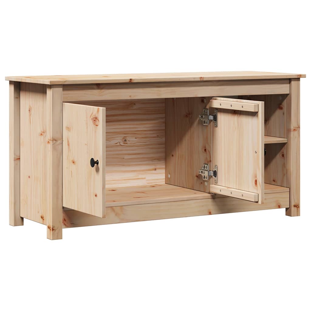 vidaXL Szafka pod telewizor, 103x36,5x52 cm, lite drewno sosnowe