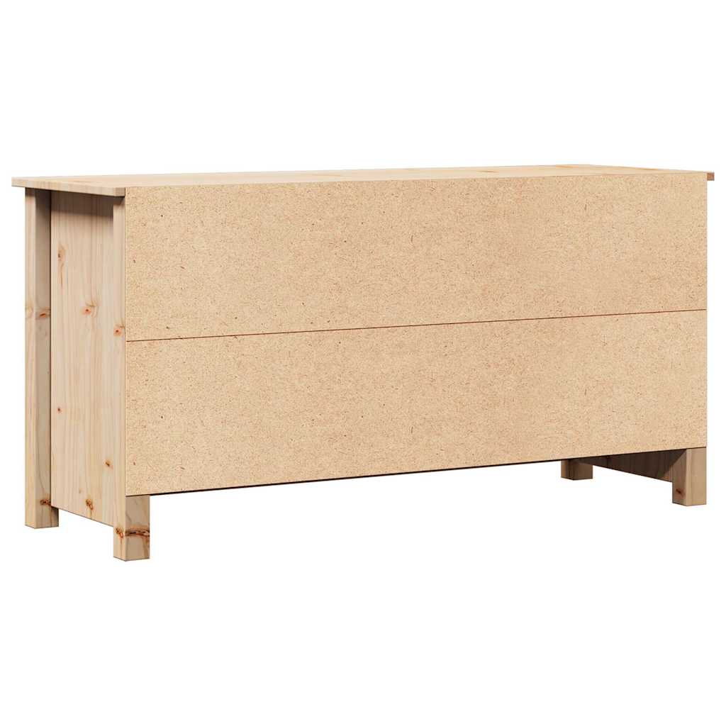 vidaXL Szafka pod telewizor, 103x36,5x52 cm, lite drewno sosnowe