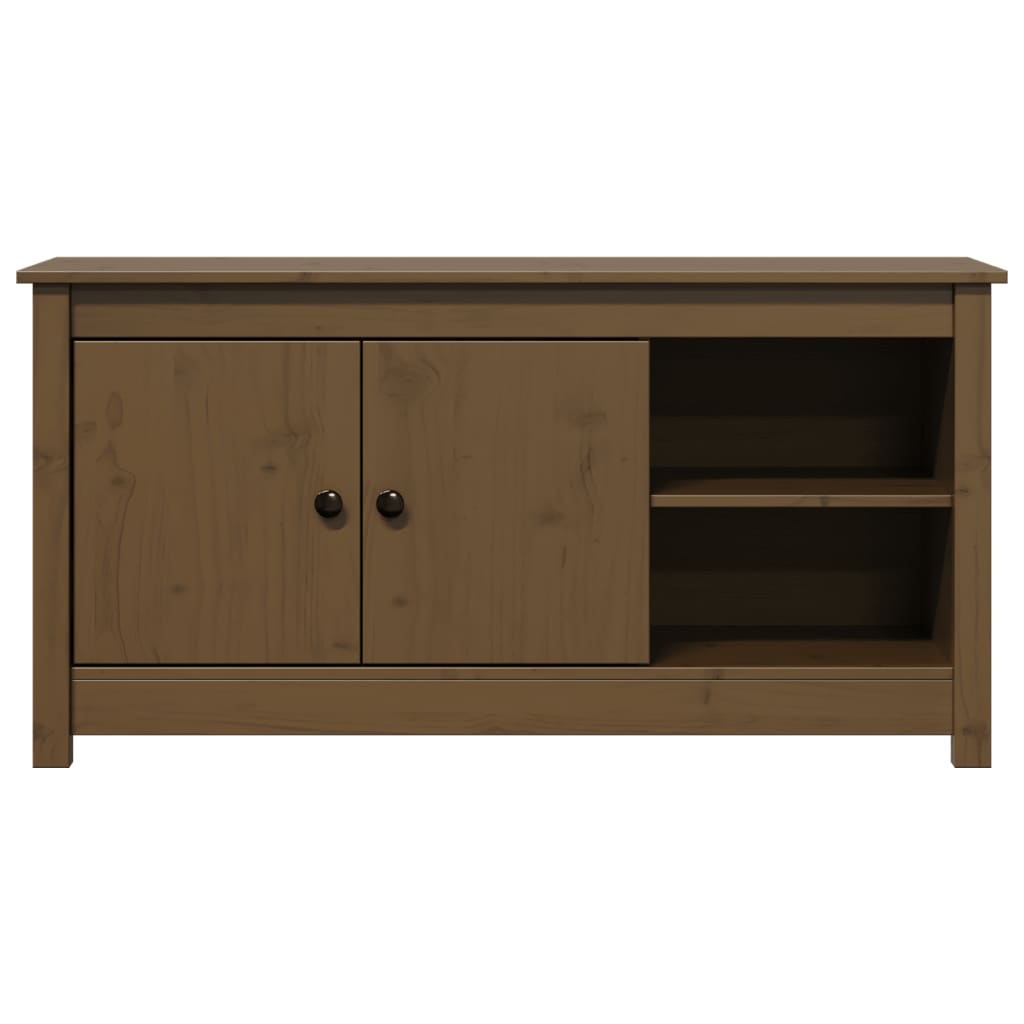 vidaXL Szafka pod TV, miodowy brąz, 103x36,5x52 cm, drewno sosnowe