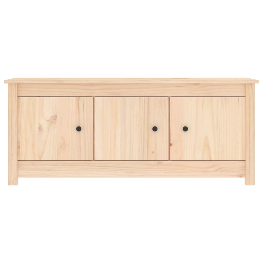 vidaXL Szafka na buty, 110x38x45,5 cm, lite drewno sosnowe