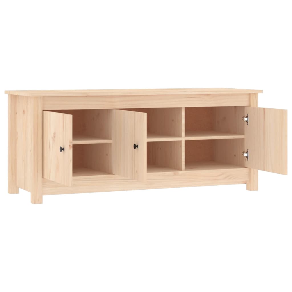 vidaXL Szafka na buty, 110x38x45,5 cm, lite drewno sosnowe