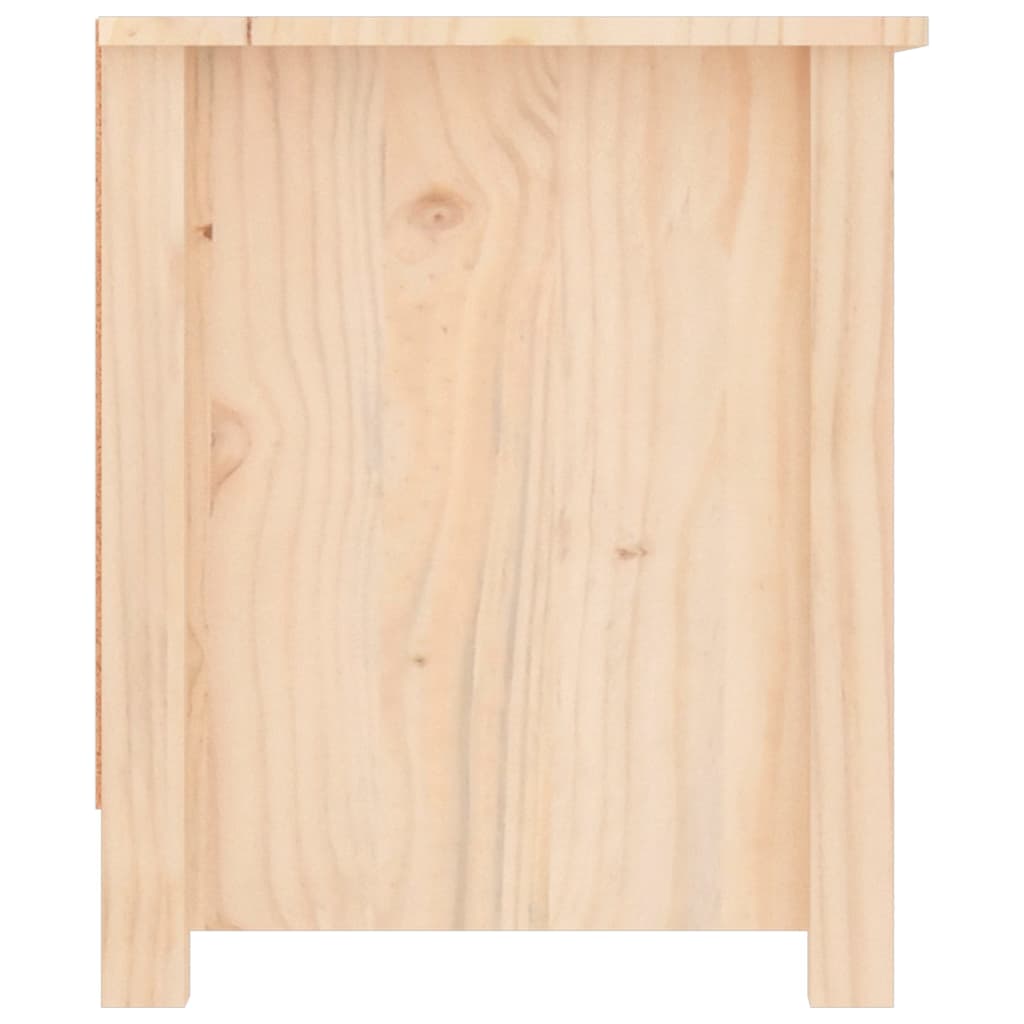 vidaXL Szafka na buty, 110x38x45,5 cm, lite drewno sosnowe