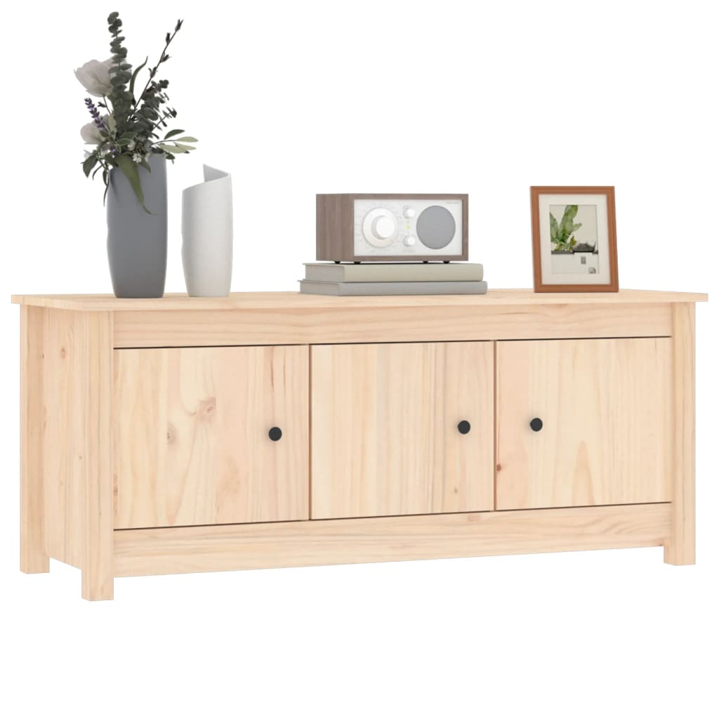 vidaXL Szafka na buty, 110x38x45,5 cm, lite drewno sosnowe