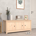vidaXL Szafka na buty, 110x38x45,5 cm, lite drewno sosnowe