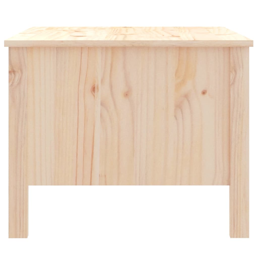 vidaXL Stolik kawowy, 100x50x40 cm, lite drewno sosnowe