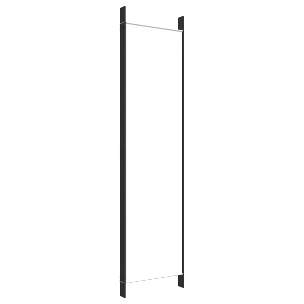 vidaXL Parawan 5-panelowy, biały, 250x200 cm, tkanina