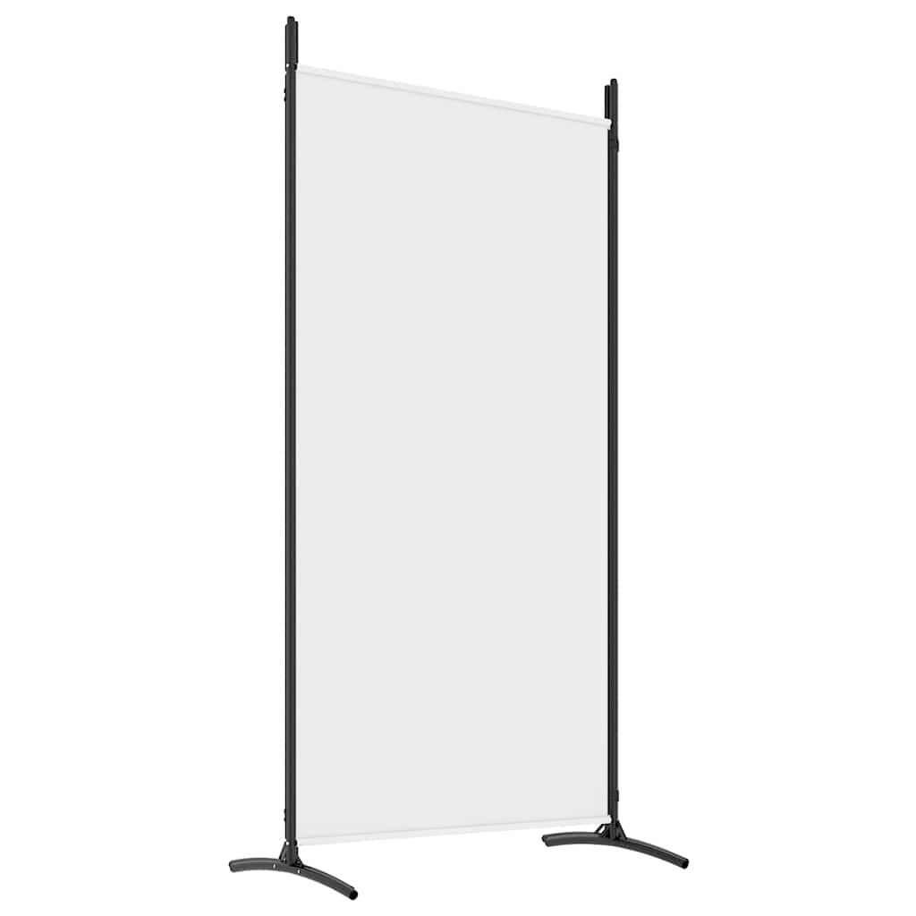vidaXL Parawan 4-panelowy, biały, 346x180 cm, tkanina