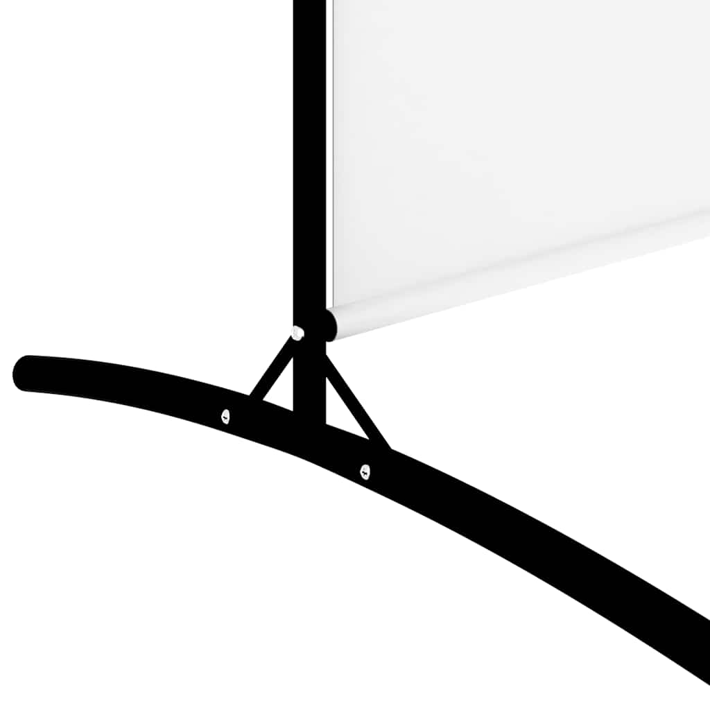 vidaXL Parawan 5-panelowy, biały, 433x180 cm, tkanina