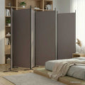 vidaXL Parawan 6-panelowy, antracytowy, 520x180 cm, tkanina