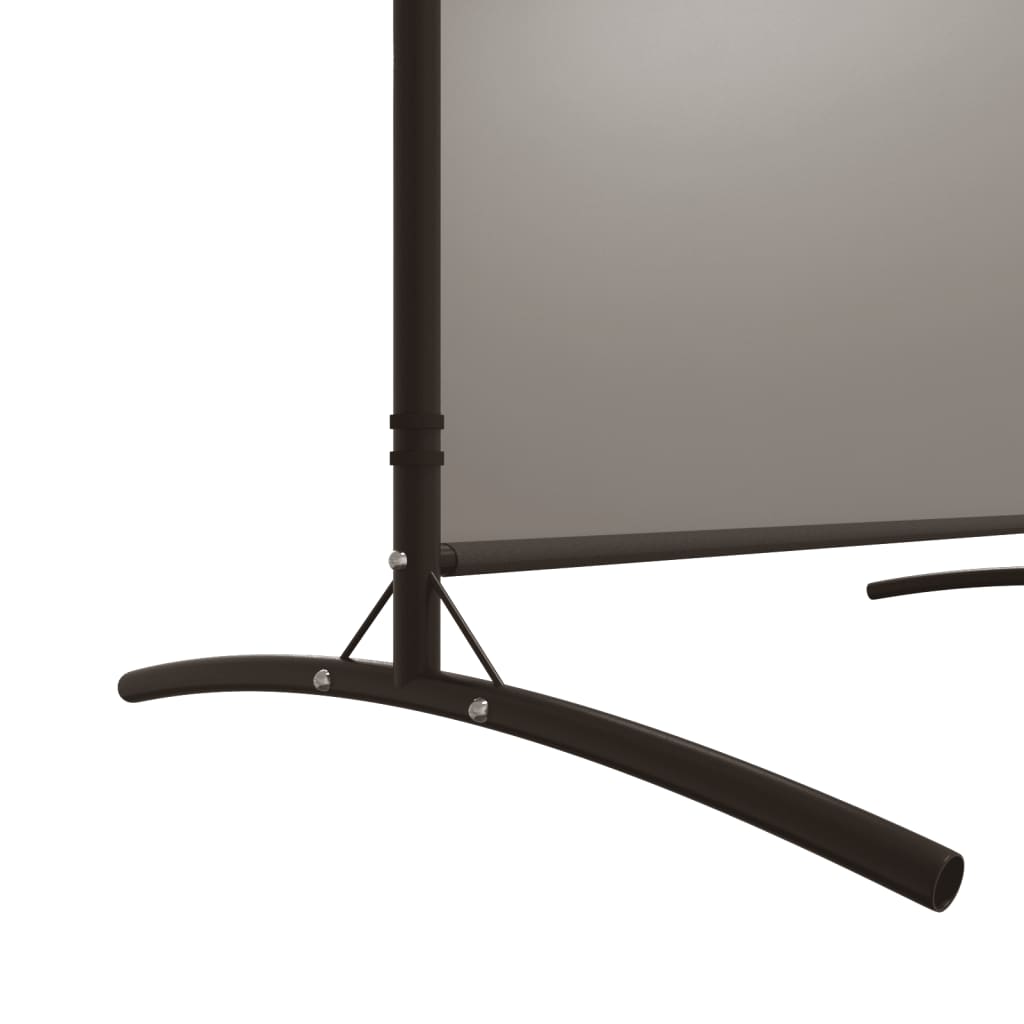 vidaXL Parawan 3-panelowy, antracytowy, 525x180 cm, tkanina