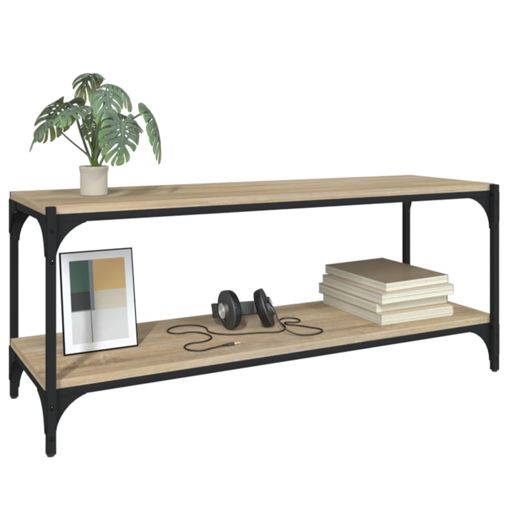 vidaXL Szafka pod TV, dąb sonoma, 100x33x41 cm