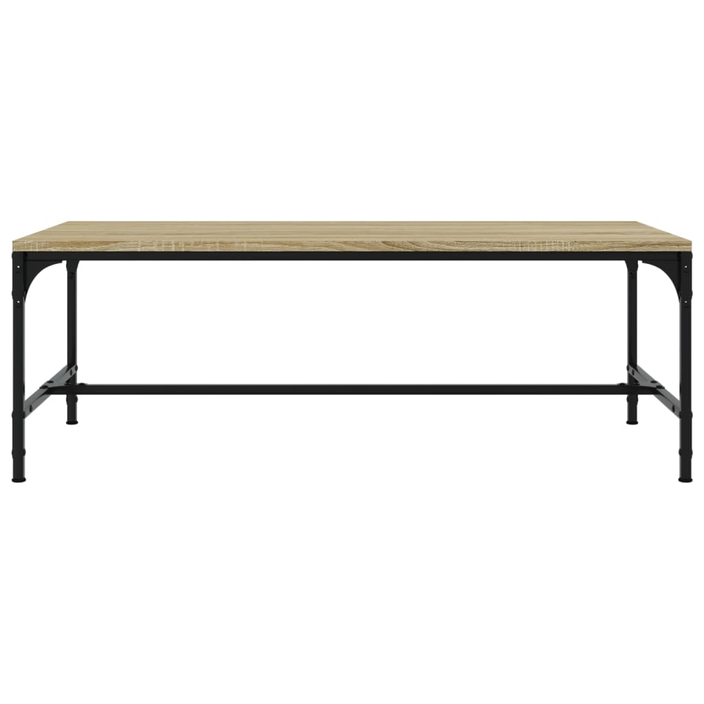 vidaXL Stolik kawowy, dąb sonoma 100x50x35 cm materiał drewnopochodny