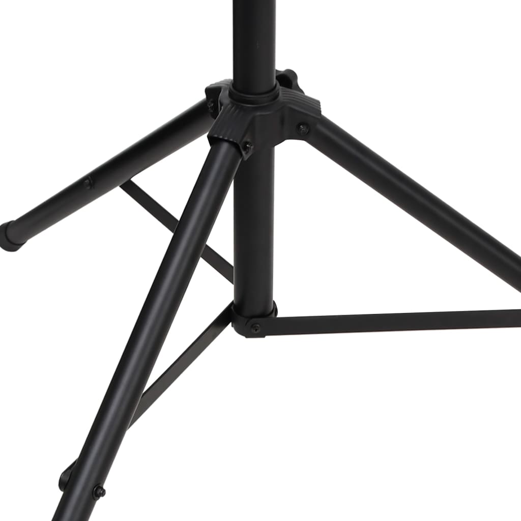 vidaXL Statyw oświetleniowy, czarny, 338x115x(180-300) cm, stalowy