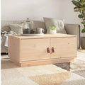 vidaXL Stolik kawowy, 80x50x35 cm, lite drewno sosnowe