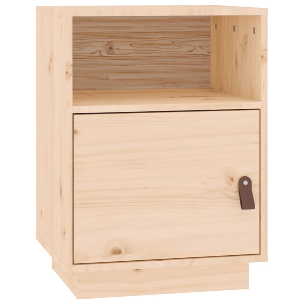 vidaXL Szafka nocna, 40x34x55 cm, lite drewno sosnowe