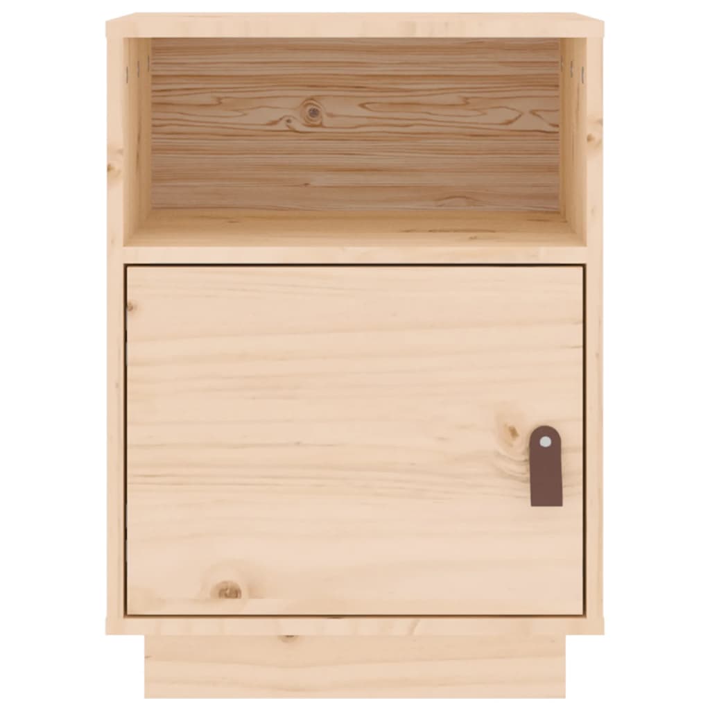 vidaXL Szafka nocna, 40x34x55 cm, lite drewno sosnowe