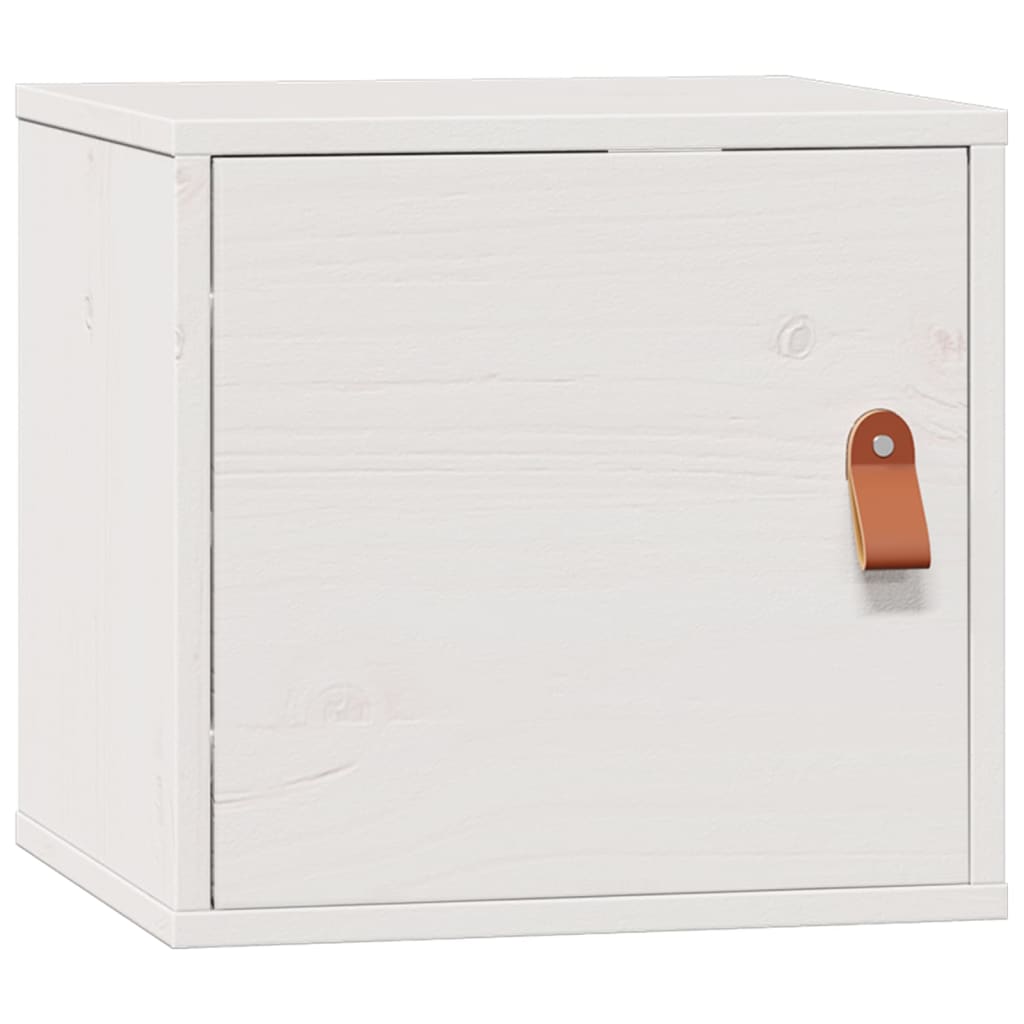 vidaXL Szafki ścienne, 2 szt., białe, 31,5x30x30 cm, drewno sosnowe