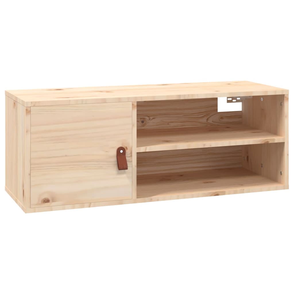vidaXL Szafka ścienna, 80x30x30 cm, lite drewno sosnowe