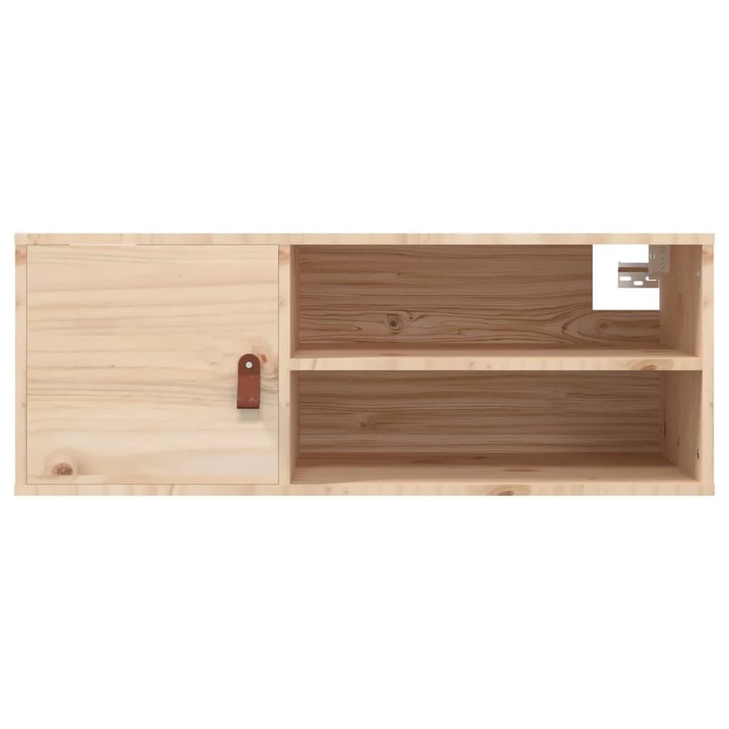 vidaXL Szafka ścienna, 80x30x30 cm, lite drewno sosnowe