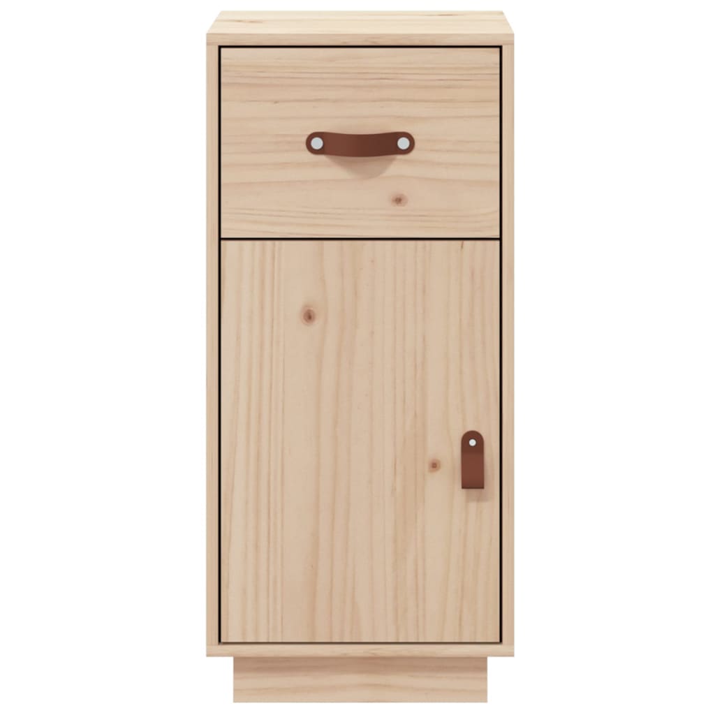 vidaXL Szafka, 34x40x75 cm, lite drewno sosnowe