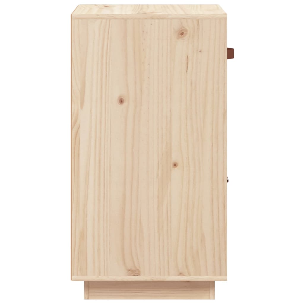 vidaXL Szafka, 34x40x75 cm, lite drewno sosnowe