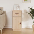 vidaXL Szafka, 34x40x75 cm, lite drewno sosnowe