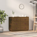 vidaXL Komoda, miodowy brąz, 100x40x75 cm, lite drewno sosnowe