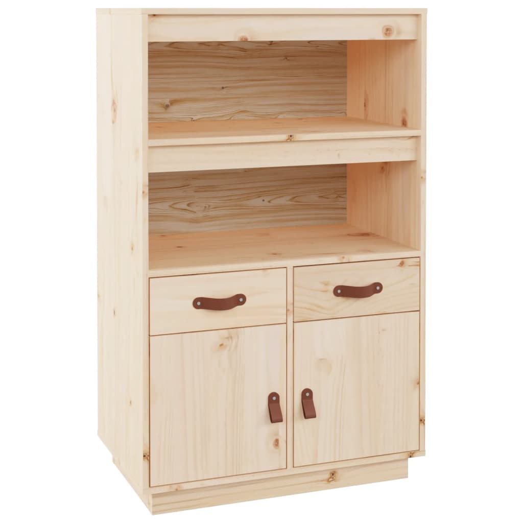 vidaXL Szafka, 67x40x108,5 cm, lite drewno sosnowe
