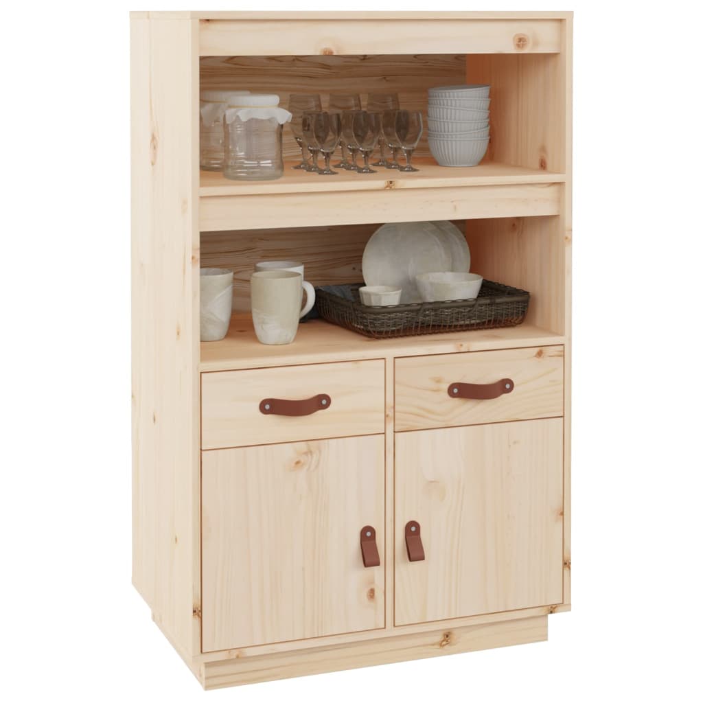 vidaXL Szafka, 67x40x108,5 cm, lite drewno sosnowe