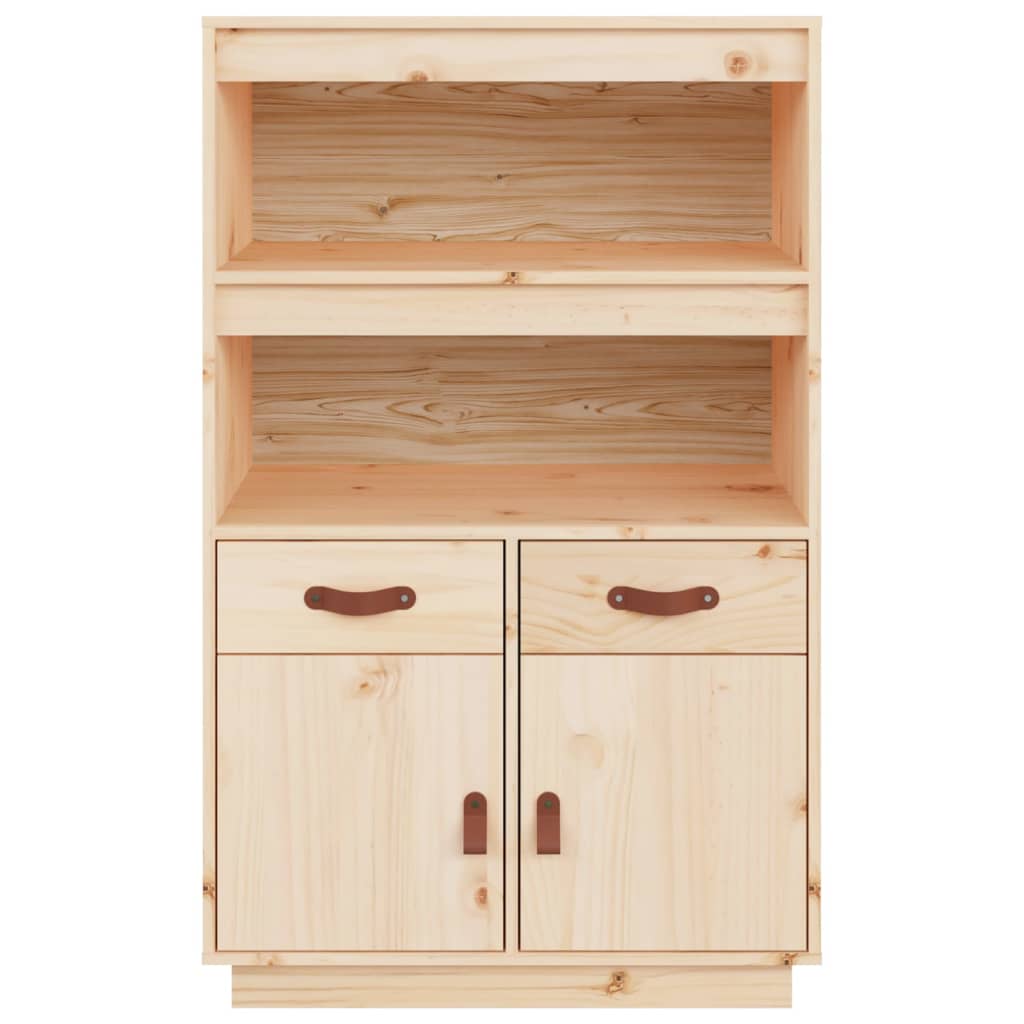 vidaXL Szafka, 67x40x108,5 cm, lite drewno sosnowe
