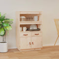 vidaXL Szafka, 67x40x108,5 cm, lite drewno sosnowe