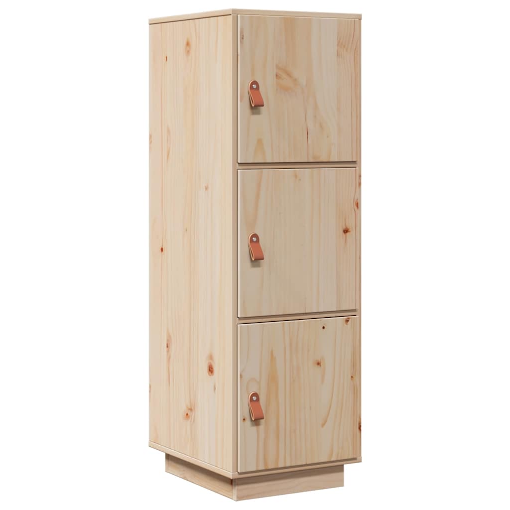 vidaXL Szafka, 34x40x108,5 cm, lite drewno sosnowe