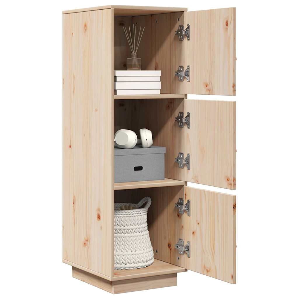 vidaXL Szafka, 34x40x108,5 cm, lite drewno sosnowe