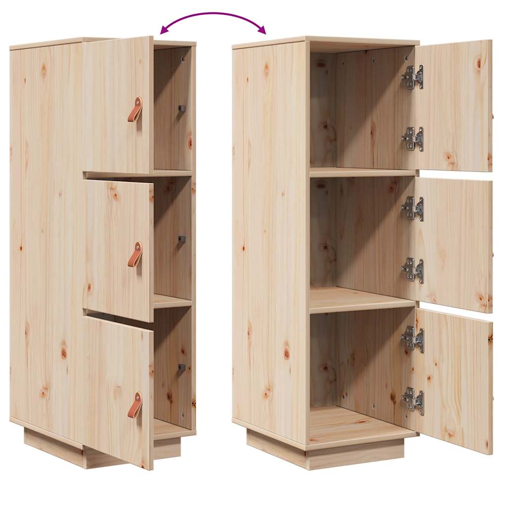 vidaXL Szafka, 34x40x108,5 cm, lite drewno sosnowe