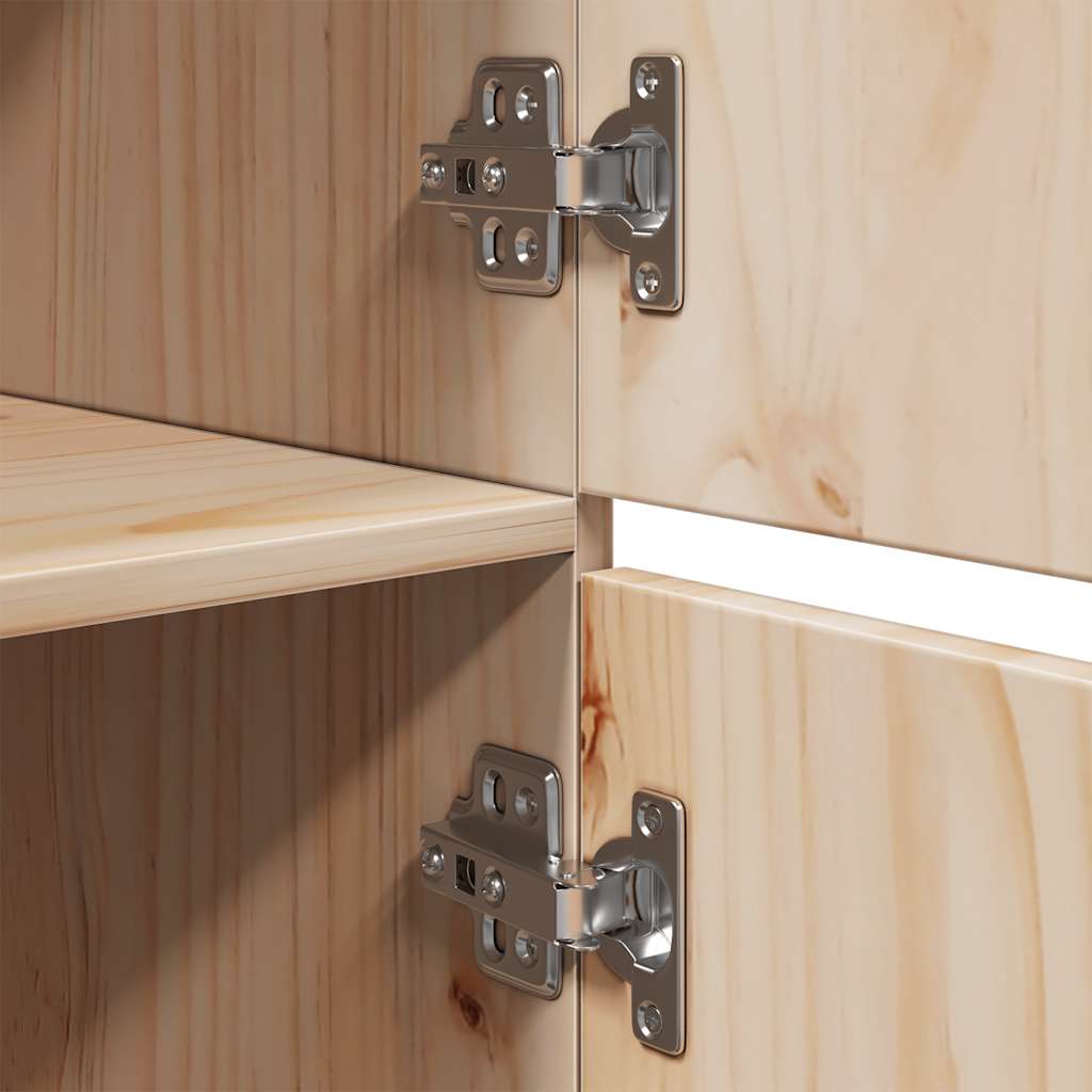 vidaXL Szafka, 34x40x108,5 cm, lite drewno sosnowe