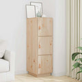 vidaXL Szafka, 34x40x108,5 cm, lite drewno sosnowe