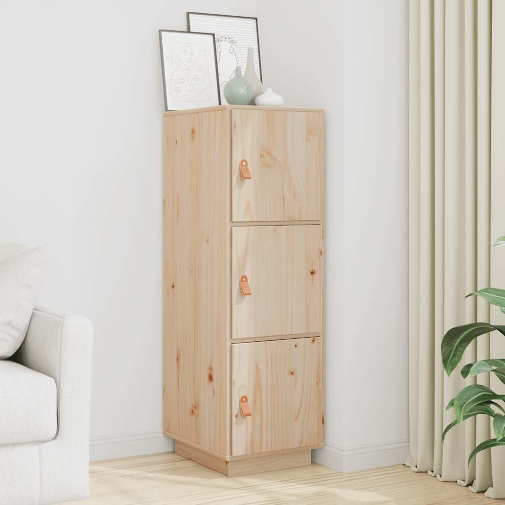 vidaXL Szafka, 34x40x108,5 cm, lite drewno sosnowe